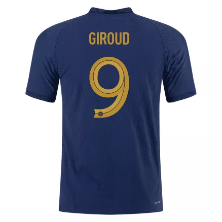 Authentic France Soccer Jersey GIROUD #9 Home Shirt 2022 - bestsoccerstore