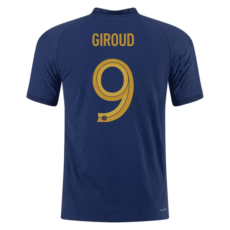 Authentic France Soccer Jersey GIROUD #9 Home Shirt 2022 - bestsoccerstore