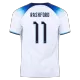 England Jersey Custom RASHFORD #11 Soccer Jersey Home 2022 - bestsoccerstore