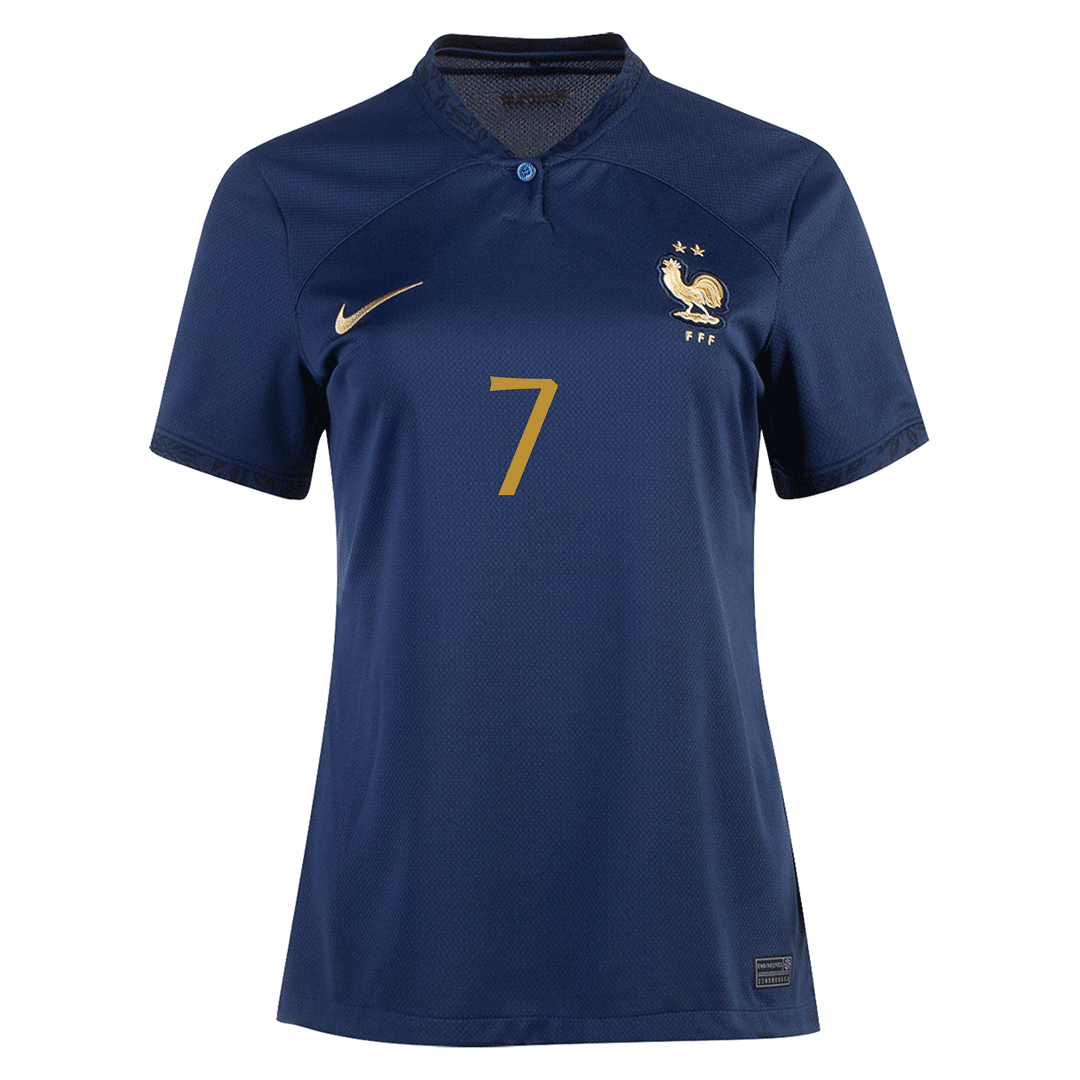 Authentic Nike France Griezmann Jersey soccer shirt 2018 World Cup