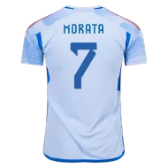 Spain Away Soccer Jersey Custom MORATA #7 World Cup Jersey 2022 - bestsoccerstore