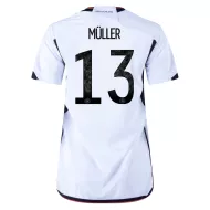Germany Home Soccer Jersey Custom MÜLLER #13 World Cup Jersey 2022 - bestsoccerstore