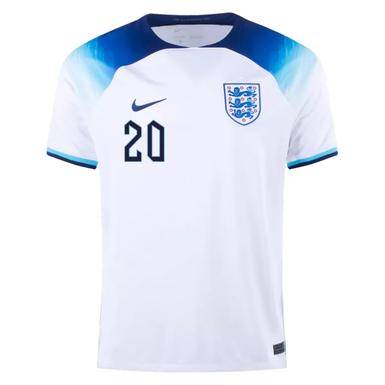 England Jersey Custom FODEN #20 Soccer Jersey Home 2022 - bestsoccerstore