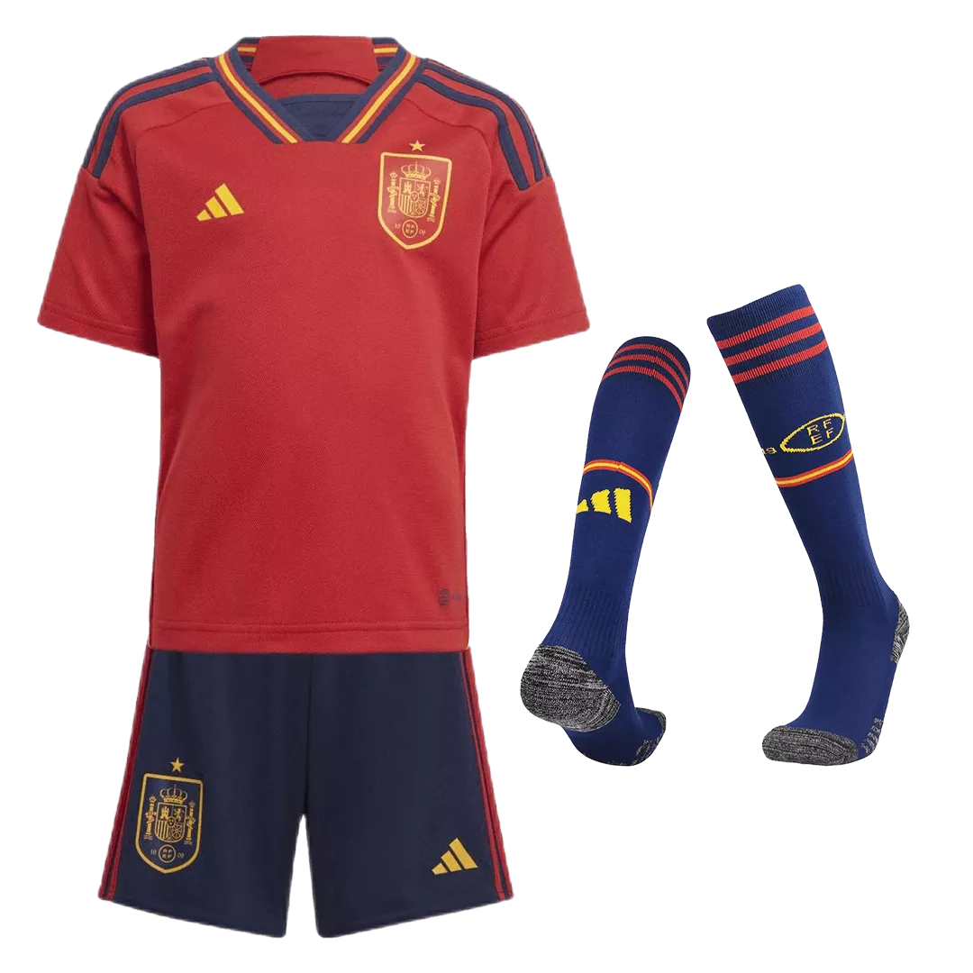 Spain Jersey Custom Home Soccer Jersey 2022 - bestsoccerstore