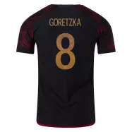 Germany Away Soccer Jersey GORETZKA #8 Custom World Cup Jersey 2022 - bestsoccerstore