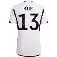 Germany Home Soccer Jersey Custom MÜLLER #13 World Cup Jersey 2022 - bestsoccerstore