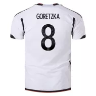 Germany Home Soccer Jersey Custom GORETZKA #8 World Cup Jersey 2022 - bestsoccerstore