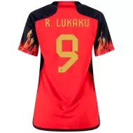 Belgium Home Soccer Jersey Custom R.LUKAKU #9 World Cup Jersey 2022 - bestsoccerstore