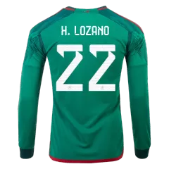 Mexico Home Soccer Jersey Custom H.LOZANO #22 World Cup Jersey 2022 - bestsoccerstore