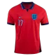 England Away Soccer Jersey Custom SAKA #17 World Cup Jersey 2022 - bestsoccerstore