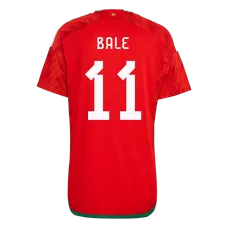 Wales Home Soccer Jersey Custom BALE #11 World Cup Jersey 2022 - bestsoccerstore