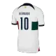 Portugal Away Soccer Jersey Custom BERNARDO #10 World Cup Jersey 2022 - bestsoccerstore