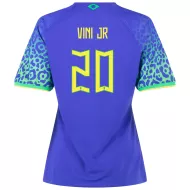 VINI JR #20 Brazil Away Soccer Jersey Custom World Cup Jersey 2022 - bestsoccerstore