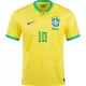 NEYMAR JR #10 Brazil Home Soccer Jersey Custom World Cup Jersey 2022 - bestsoccerstore