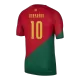 Portugal Jersey BERNARDO #10 Custom Home Soccer Jersey 2022 - bestsoccerstore