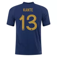 France Home Soccer Jersey KANTE #13 Custom World Cup Jersey 2022 - bestsoccerstore
