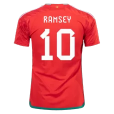 Wales Home Soccer Jersey Custom RAMSEY #10 World Cup Jersey 2022 - bestsoccerstore