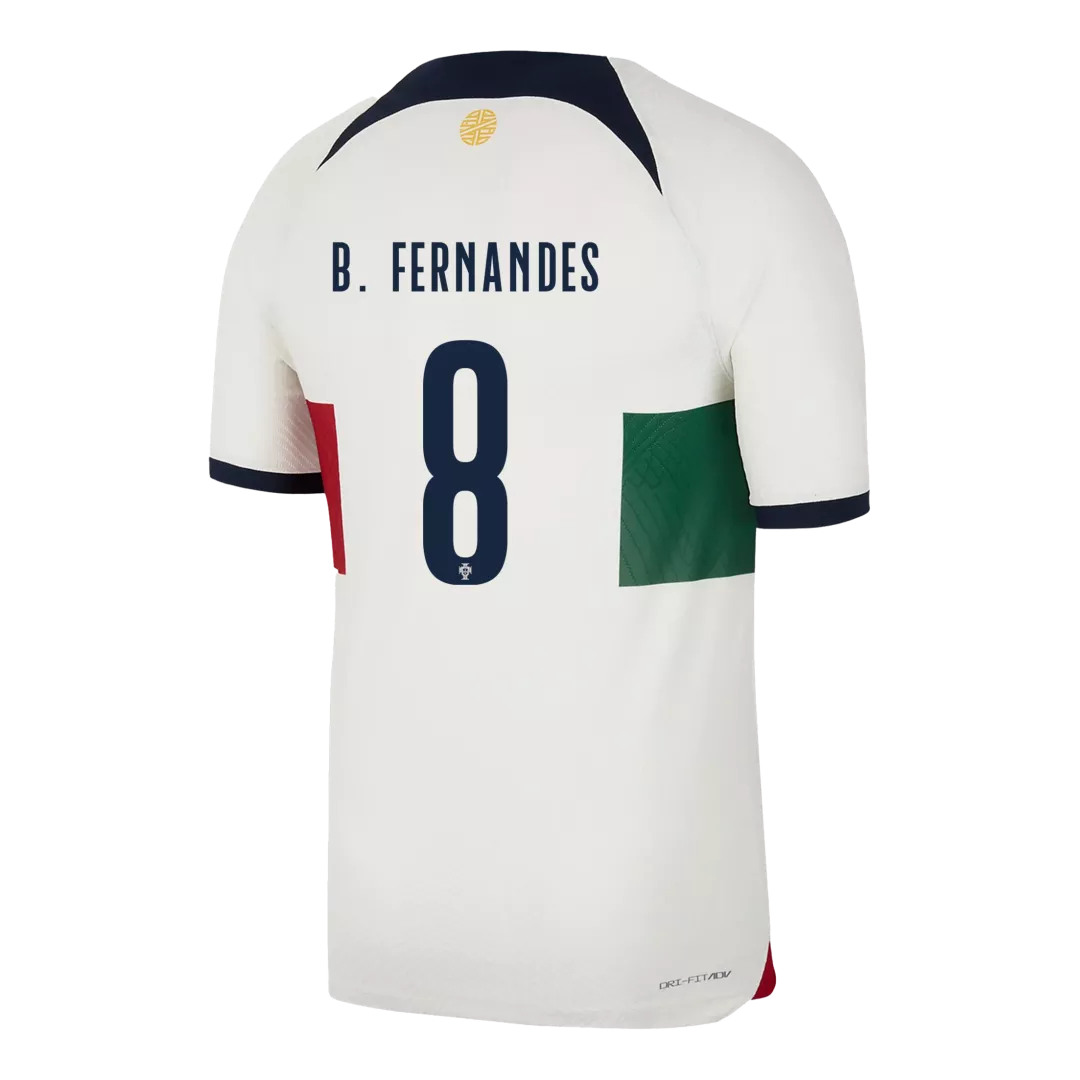 Portugal Jersey B.FERNANDES #8 Custom Away Soccer Jersey 2022 - bestsoccerstore