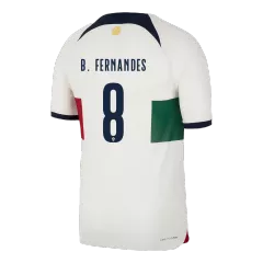 Portugal Away Soccer Jersey B.FERNANDES #8 Custom World Cup Jersey 2022 - bestsoccerstore
