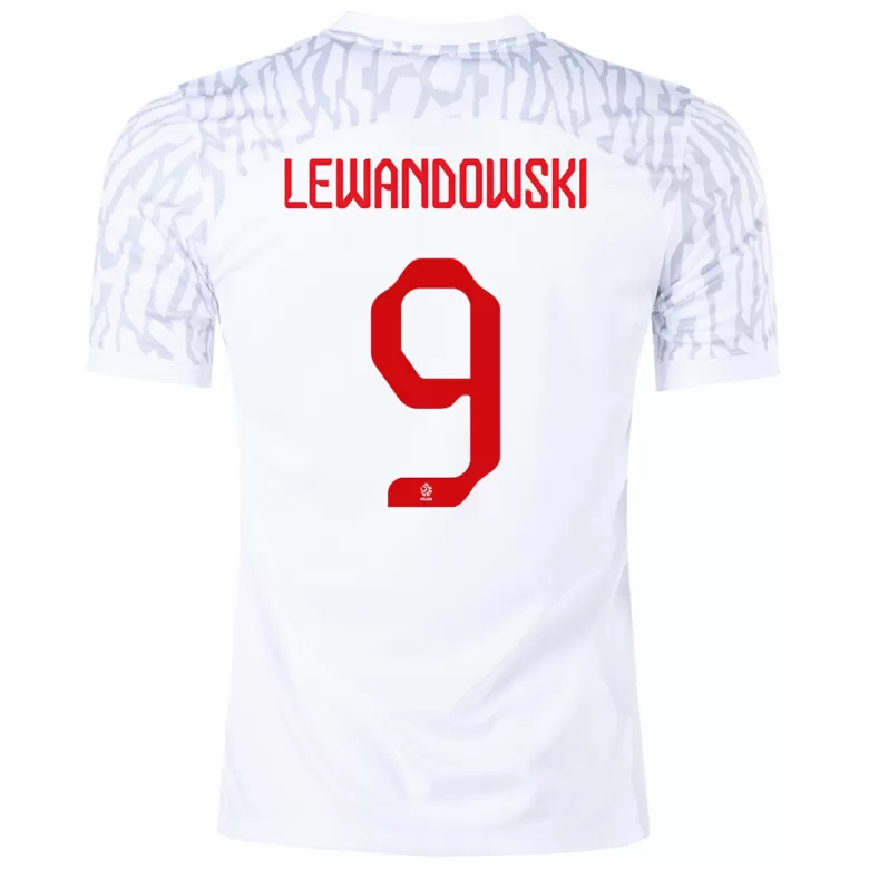 Poland Jersey Custom LEWANDOWSKI #9 Soccer Jersey Home 2022 - bestsoccerstore