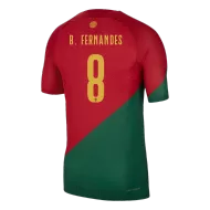 Portugal Home Soccer Jersey B.FERNANDES #8 Custom World Cup Jersey 2022 - bestsoccerstore