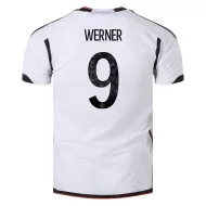 Germany Home Soccer Jersey Custom WERNER #9 World Cup Jersey 2022 - bestsoccerstore