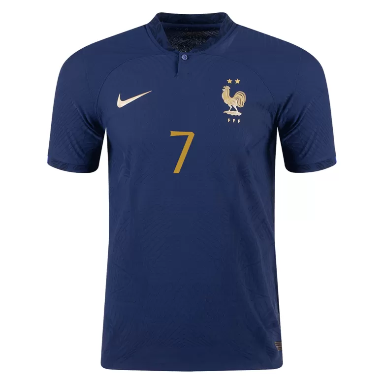 Authentic France Soccer Jersey GRIEZMANN #7 Home Shirt 2022 - bestsoccerstore