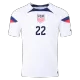 USA Jersey YEDLIN #22 Custom Home Soccer Jersey 2022 - bestsoccerstore