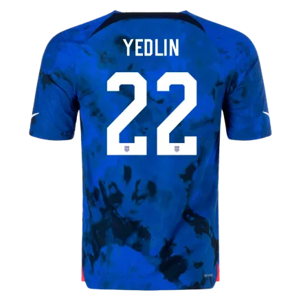 USA Jersey YEDLIN #22 Custom Away Soccer Jersey 2022 - bestsoccerstore