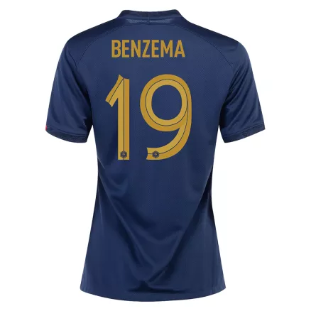 France Jersey Custom BENZEMA #19 Soccer Jersey Home 2022 - bestsoccerstore