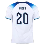 England Home Soccer Jersey Custom FODEN #20 World Cup Jersey 2022 - bestsoccerstore