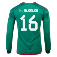Mexico Home Soccer Jersey Custom H.HERRERA #16 World Cup Jersey 2022 - bestsoccerstore