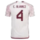 Mexico Jersey E.ÁLVAREZ #4 Custom Away Soccer Jersey 2022 - bestsoccerstore