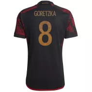 Germany Away Soccer Jersey Custom GORETZKA #8 World Cup Jersey 2022 - bestsoccerstore