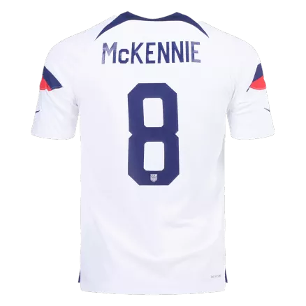 USA Jersey McKENNIE #8 Custom Home Soccer Jersey 2022 - bestsoccerstore