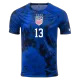 USA Jersey Custom MORGAN #13 Soccer Jersey Away 2022 - bestsoccerstore