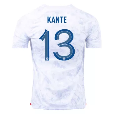 KANTE #13 France Away Soccer Jersey Custom World Cup Jersey 2022 - bestsoccerstore