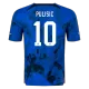 USA Jersey PULISIC #10 Custom Away Soccer Jersey 2022 - bestsoccerstore