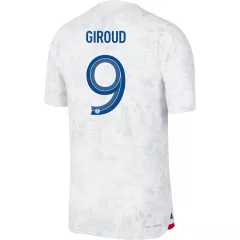 GIROUD #9 France Away Soccer Jersey Custom World Cup Jersey 2022 - bestsoccerstore