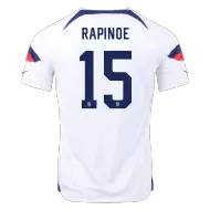 USA Home Soccer Jersey Custom RAPINOE #15 World Cup Jersey 2022 - bestsoccerstore