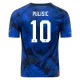 USA Away Soccer Jersey Custom PULISIC #10 World Cup Jersey 2022 - bestsoccerstore