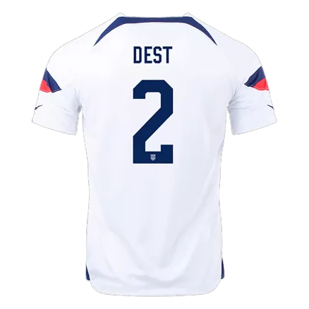 USA Jersey Custom DEST #2 Soccer Jersey Home 2022 - bestsoccerstore