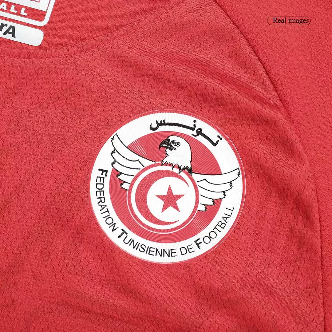 Tunisia Home Soccer Jersey Custom World Cup Jersey 2022 - bestsoccerstore