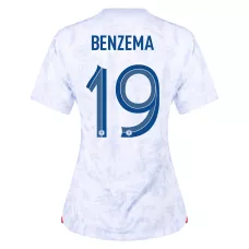France Away Soccer Jersey Custom BENZEMA #19 World Cup Jersey 2022 - bestsoccerstore