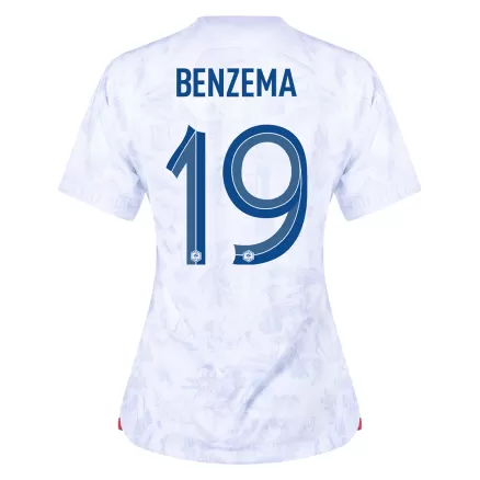 France Jersey Custom BENZEMA #19 Soccer Jersey Away 2022 - bestsoccerstore