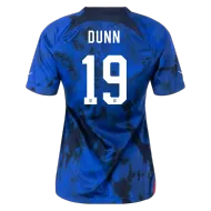 USA Away Soccer Jersey Custom DUNN #19 World Cup Jersey 2022 - bestsoccerstore