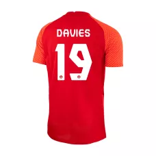 Canada Home Soccer Jersey Custom DAVIES #19 World Cup Jersey 2022 - bestsoccerstore