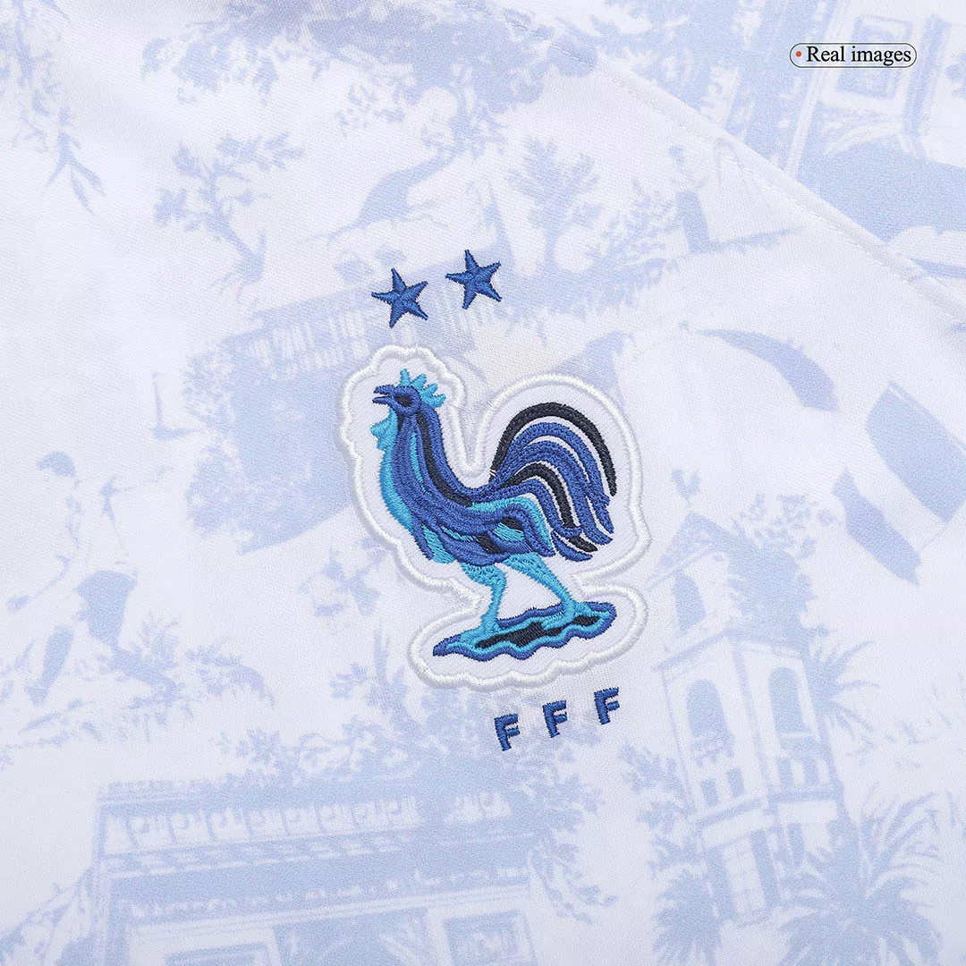 France Away Soccer Jersey Custom MBAPPE #10 World Cup Jersey 2022 - bestsoccerstore