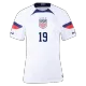 USA Home Soccer Jersey Custom DUNN #19 World Cup Jersey 2022 - bestsoccerstore