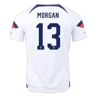 USA Home Soccer Jersey Custom MORGAN #13 World Cup Jersey 2022 - bestsoccerstore